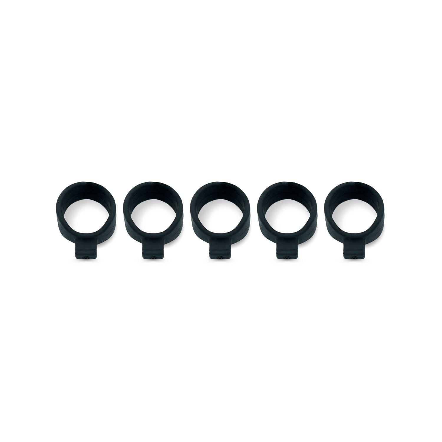 Mic Bands, Black Colour, 5-Pack