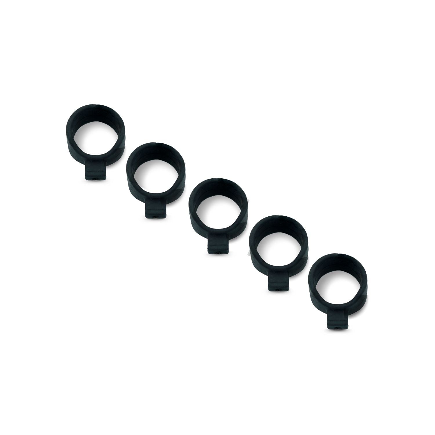 Mic Bands, Black Colour, 5-Pack
