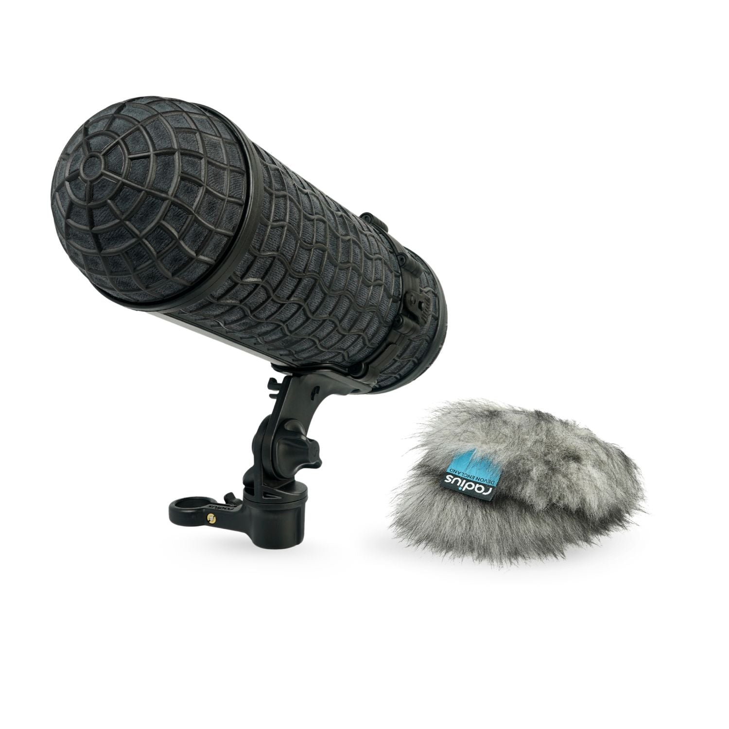 Microphone shockmount and windjammer kit