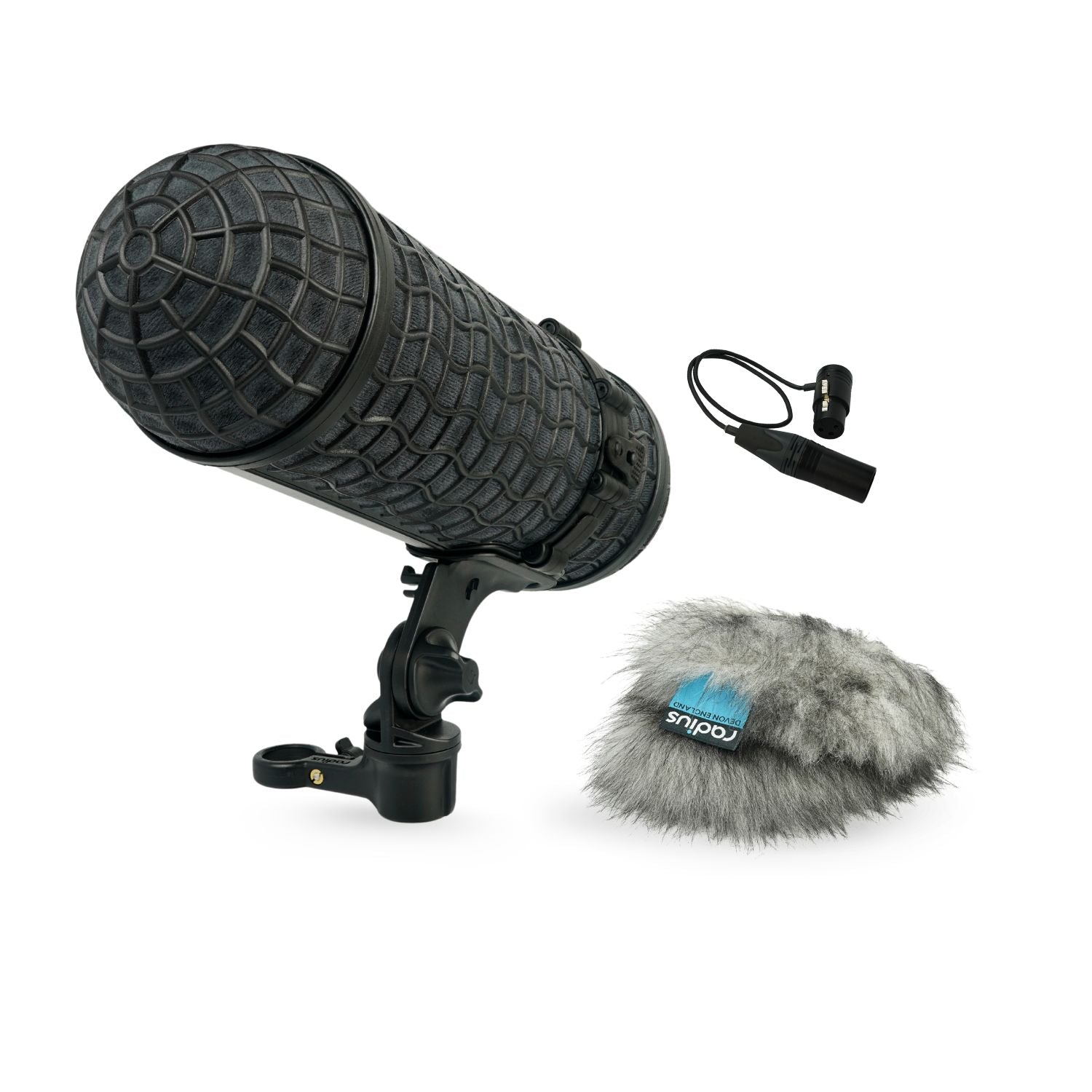 Microphone shockmount & windshield kit