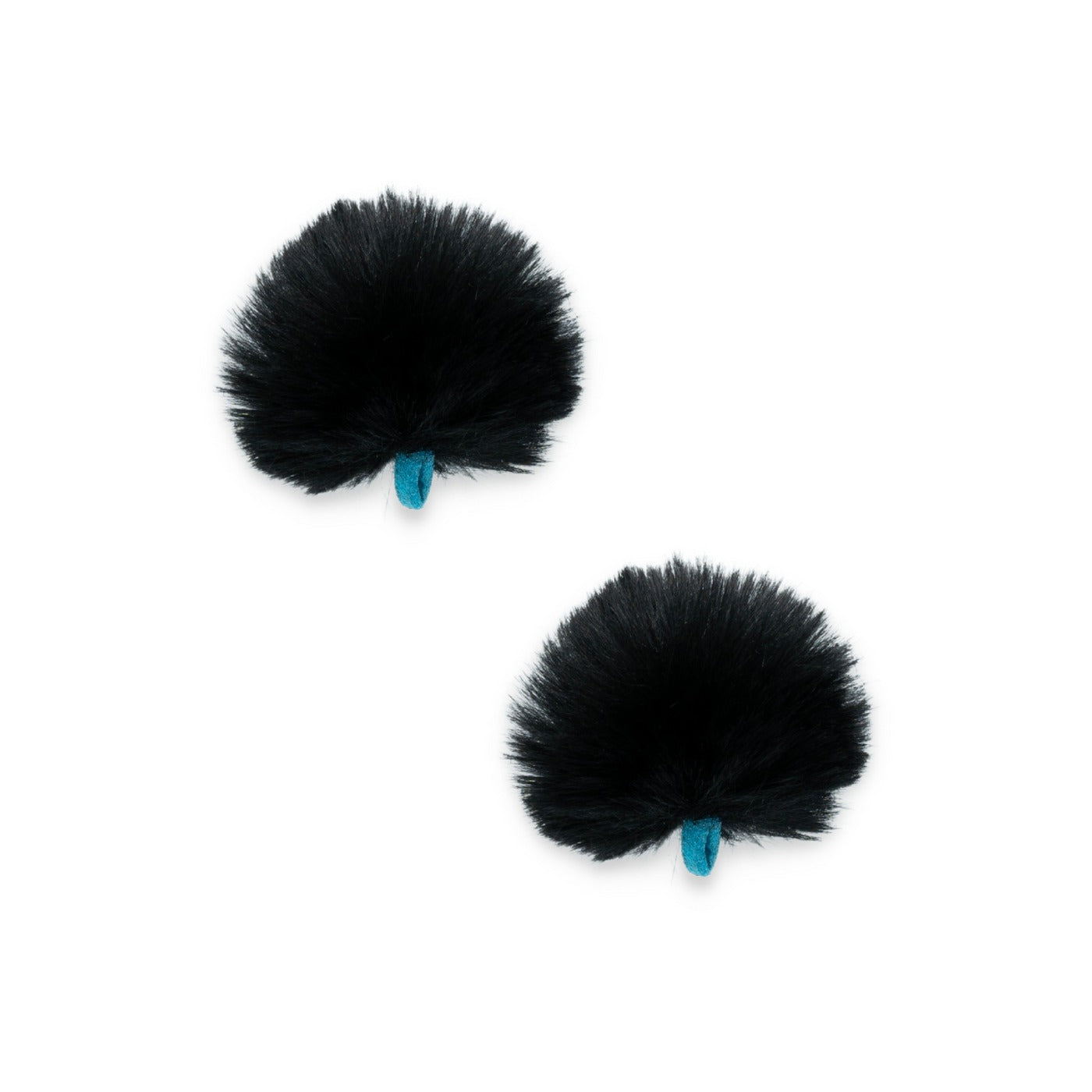 Puffer Urchin Lav windshield, Foam Core, Black (Pair)