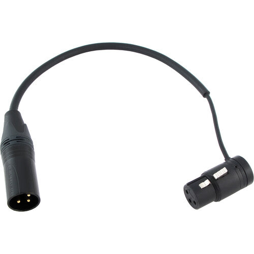 Mini-ALTO 3-pin XLR Long Jumper Cable, Sheathed, 400mm