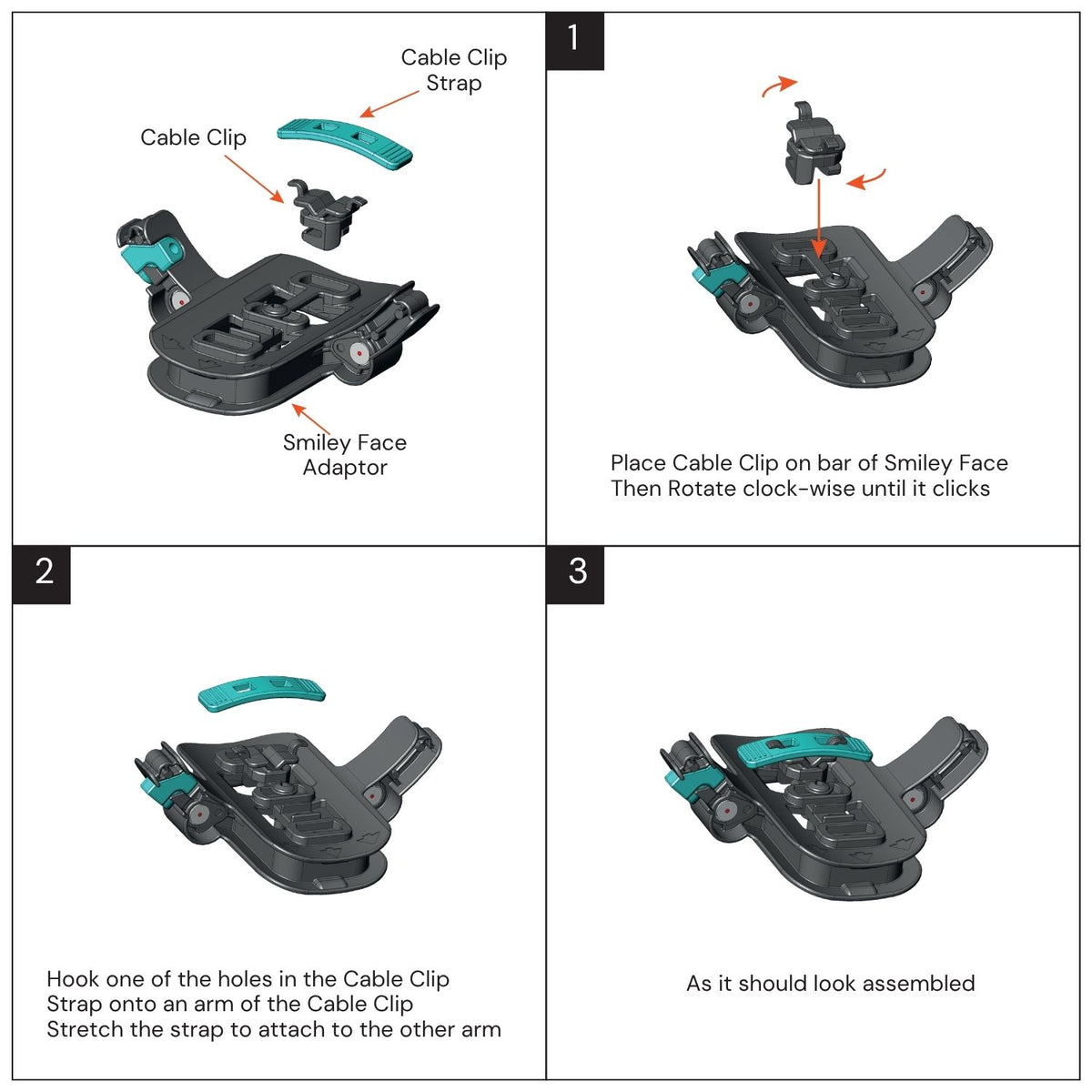 How to use your Mini-ALTO Cable Clip  Straps